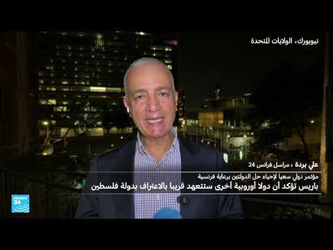 مؤتمر دولي بالأمم المتحدة لدعم حل الدولتين والاعتراف بفلسطين