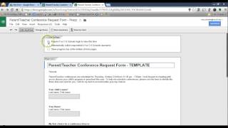 Copy and Personalize a Google Forms Template