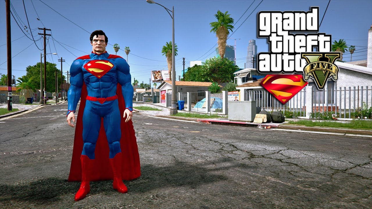 youtube gta 5 superman mod