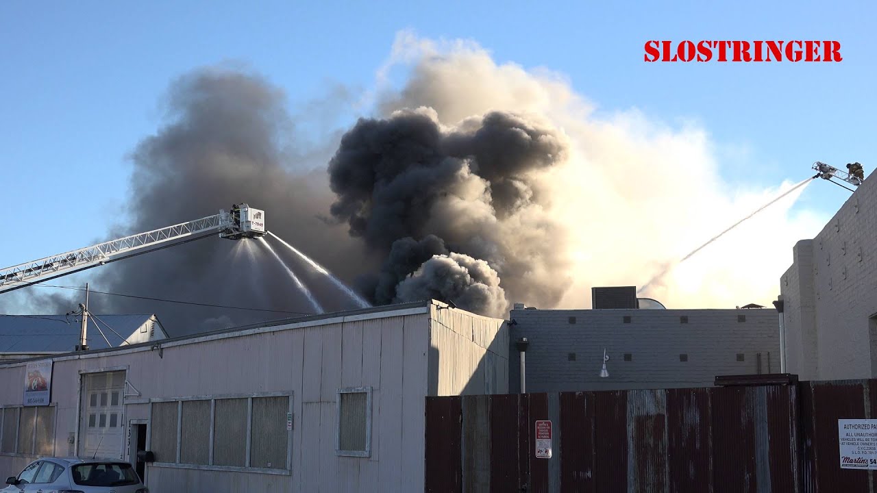The Sub Commercial Structure Fire Daytime Firefighting 4K Footage YouTube