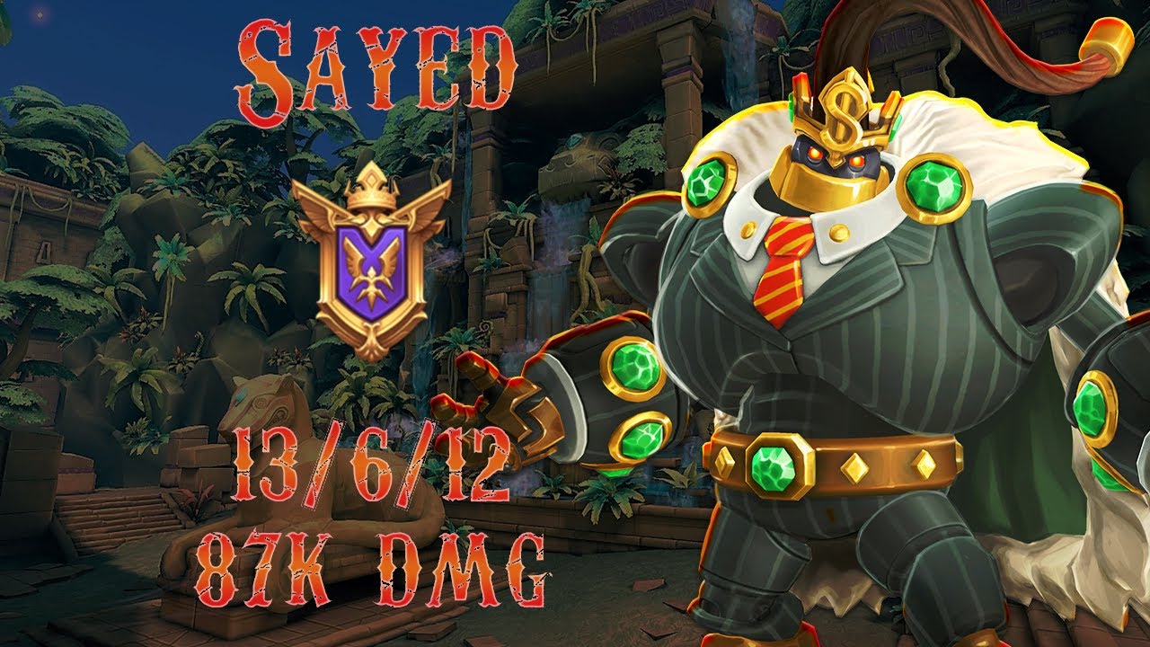 Sayed - Bomb King (Grandmaster) PaladinsTube - YouTube