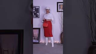 Outfit Navideño: Blanco con Rojo #imagenpersonal #shorts