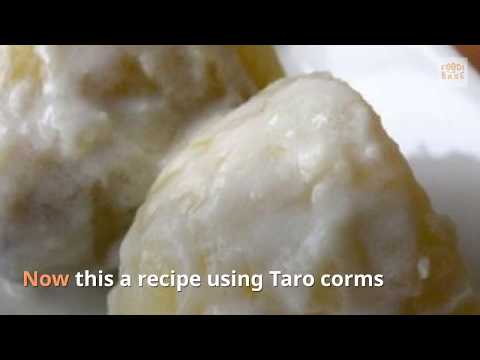 Savory Taro Recipe from Samoa [coconut dish]