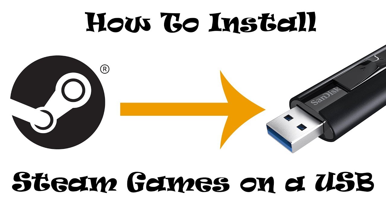 How To Install Steam Games On A Usb Drive Youtube