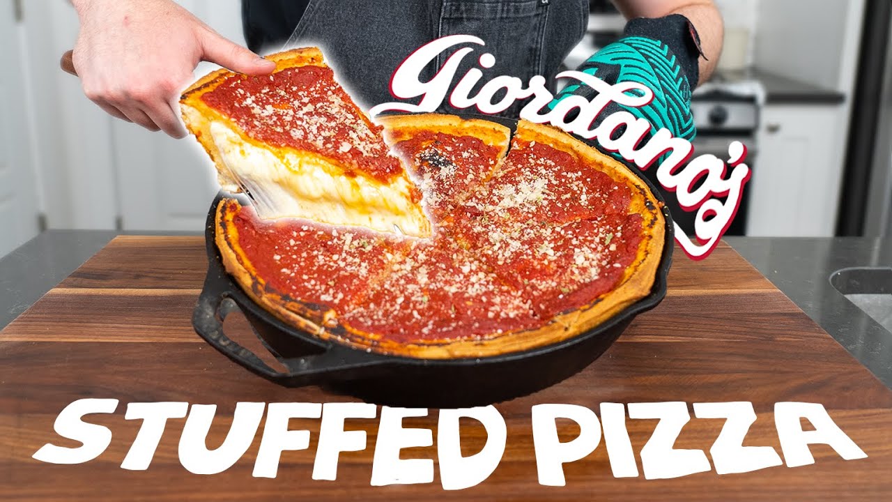 Cast-Iron Stuffed Pizza (Chicago-Style) — Omnivorous Adam