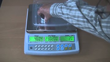 Adam Equipment Counting Scales GFC, GBC, CBC Video