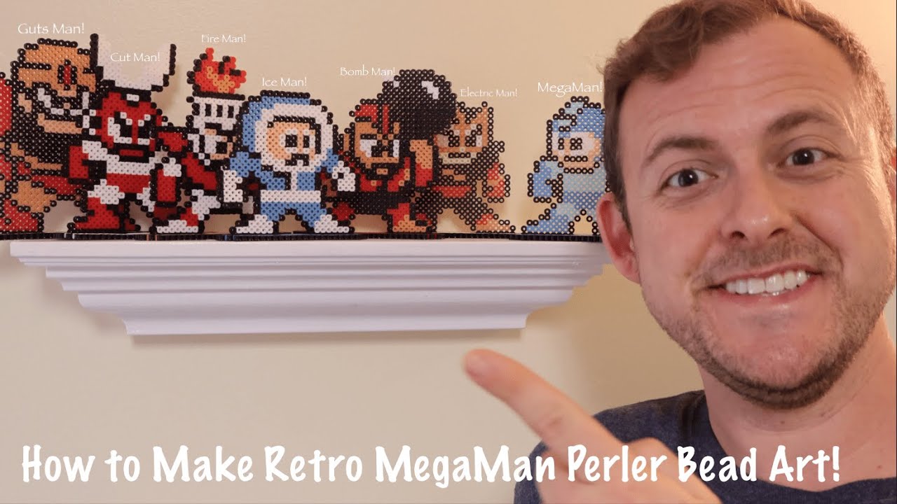 How To Make Retro MegaMan Perler Bead Art YouTube how-to-make-retro-megaman-perler-bead-art-youtube