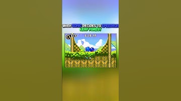 When Sonic decides to Speedrun Leaf Forest #shorts #sonic #sonicadvance2 #sonicaddvance2speedrun