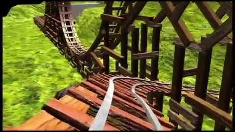 3D Roller Coaster - Created in Maya