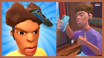 Fade Master 3D : Barber Shop in 3 Minute Gameplay | Afro Style