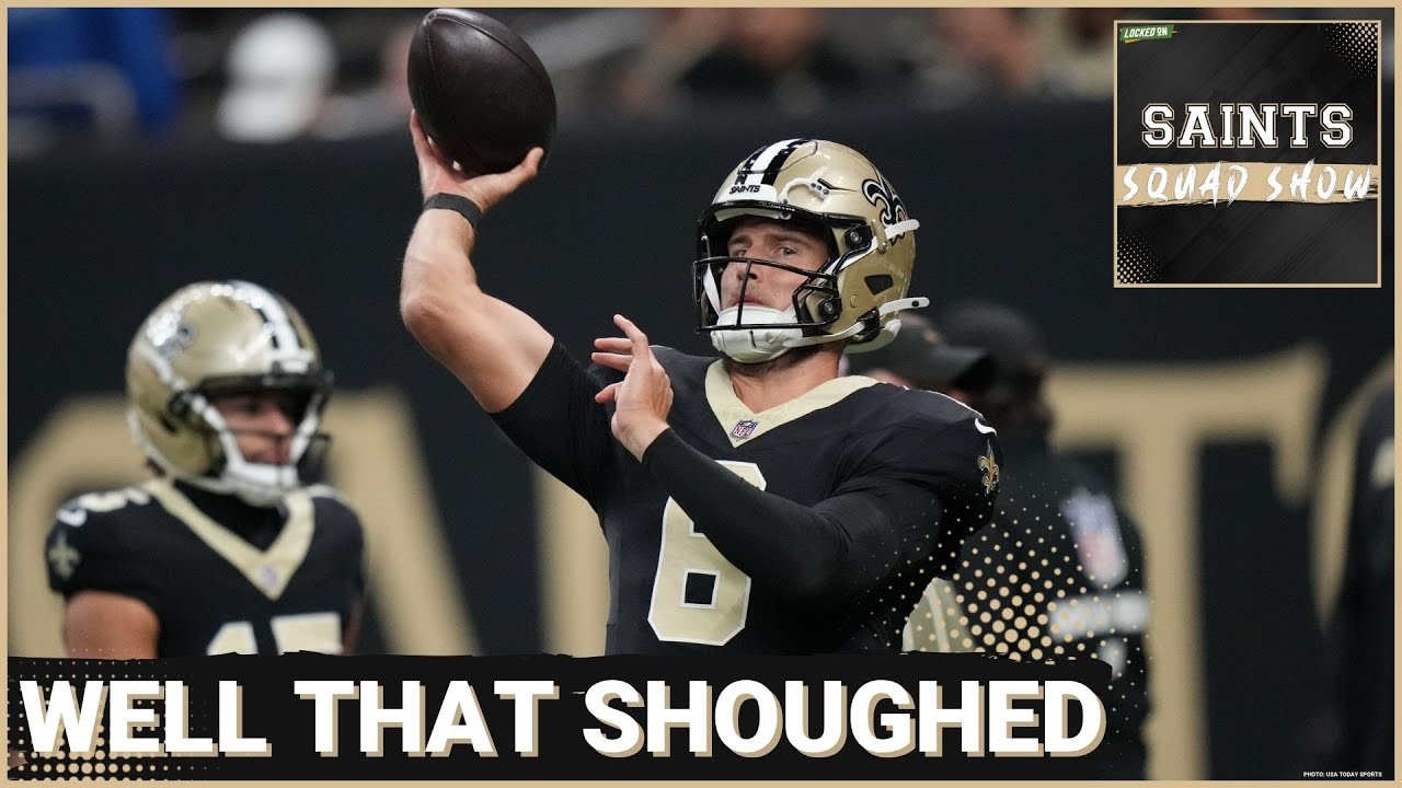 SAINTS SQUAD SHOW: New Orleans BENCHES Spencer Rattler for Tyler Shough, Skill Positions Struggle SAINTS SQUAD SHOW: New Orleans BENCHES Spencer Rattler for Tyler Shough, Skill Positions Struggle