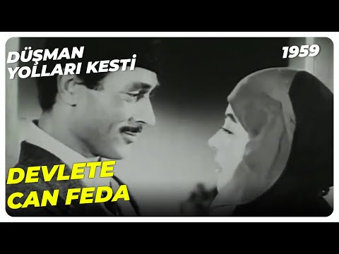 Düşman Yolları Kesti -Yüzbaşını Hainlerinden Kurtardılar | Eşref Kolçak Nurhan Nur | Yeşilçam Filmi