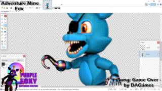 (FNAF Speededit) Adventure Mine Fox.