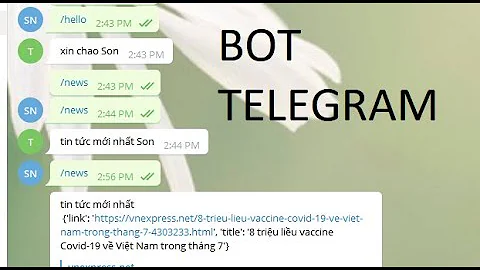 Hướng dẫn tạo bot telegram để cập nhật tin tức bằng python