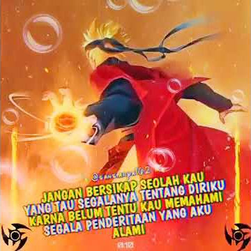 STORY WA 30 DETIK||QUOTES NARUTO||DJ BLUE BIRD