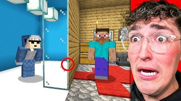 I Fooled My Friend using ONE WAY Glass in Minecraft