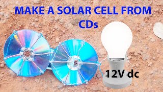 How to make a solar panel at home(DVD/CDs)
