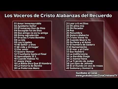 himnos y alabanzas de los  voceros de cristo