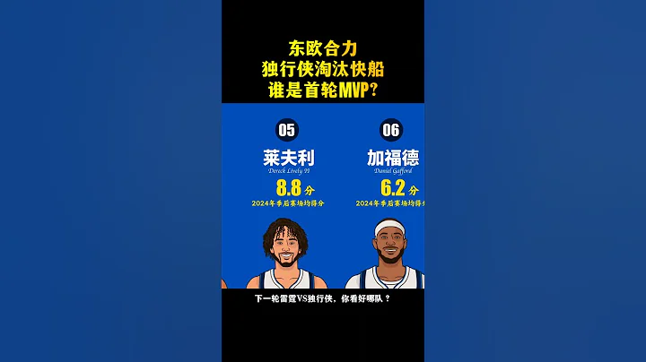 NBA季後賽，獨行俠淘汰快船，你選誰當MVP？東契奇還是歐文？#nba #籃球 #快船 #獨行俠 #東契奇 #歐文 #哈登 #NBA季後賽 #喬治 #倫納德 #威少 - 天天要聞