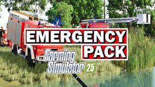 LS25 EMERGENCY PACK - ALLE Neuen Fahrzeuge und Einsätze! Feuerwehr DLC