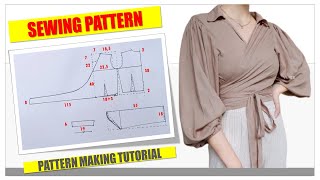 Pecah Pola Blouse Outer Pattern Making Tutorial