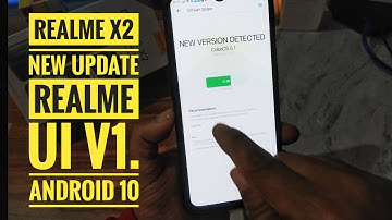 realme X2, New Version Detected, realme UI, Android 10, Hindi
