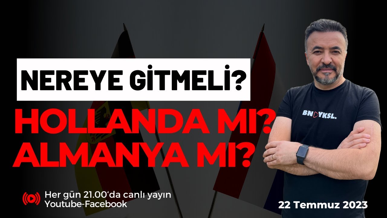 ALMANYA MI, HOLLANDA MI? NEREYE GÖÇ ETMELİ? FARKLARI NELER? @benyuxel