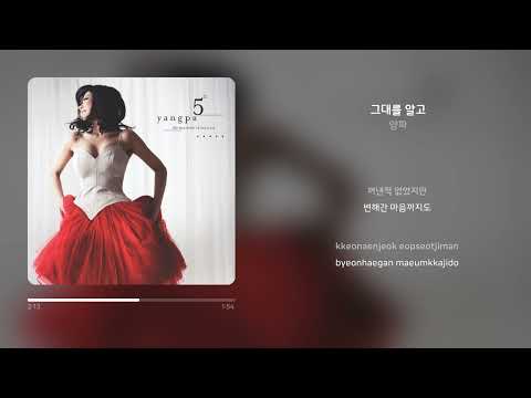 양파 그대를 알고 가사 Synced Lyrics