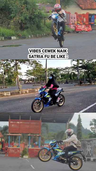 Vibes Cewek Naik Motor Kopling Satri Fu Fi #dunianemunandar #cewekcantik #ojol