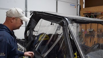 Spike Power Sports Framed Upper Door Kit Install and review Polaris RZR XP1000/900