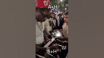 Fan Gives Future a Playboi Carti Album to Autograph 😳👀 | How Would You React!?