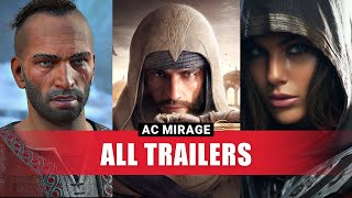 ALL AC Creed Mirage Trailers Released @gearsixth
