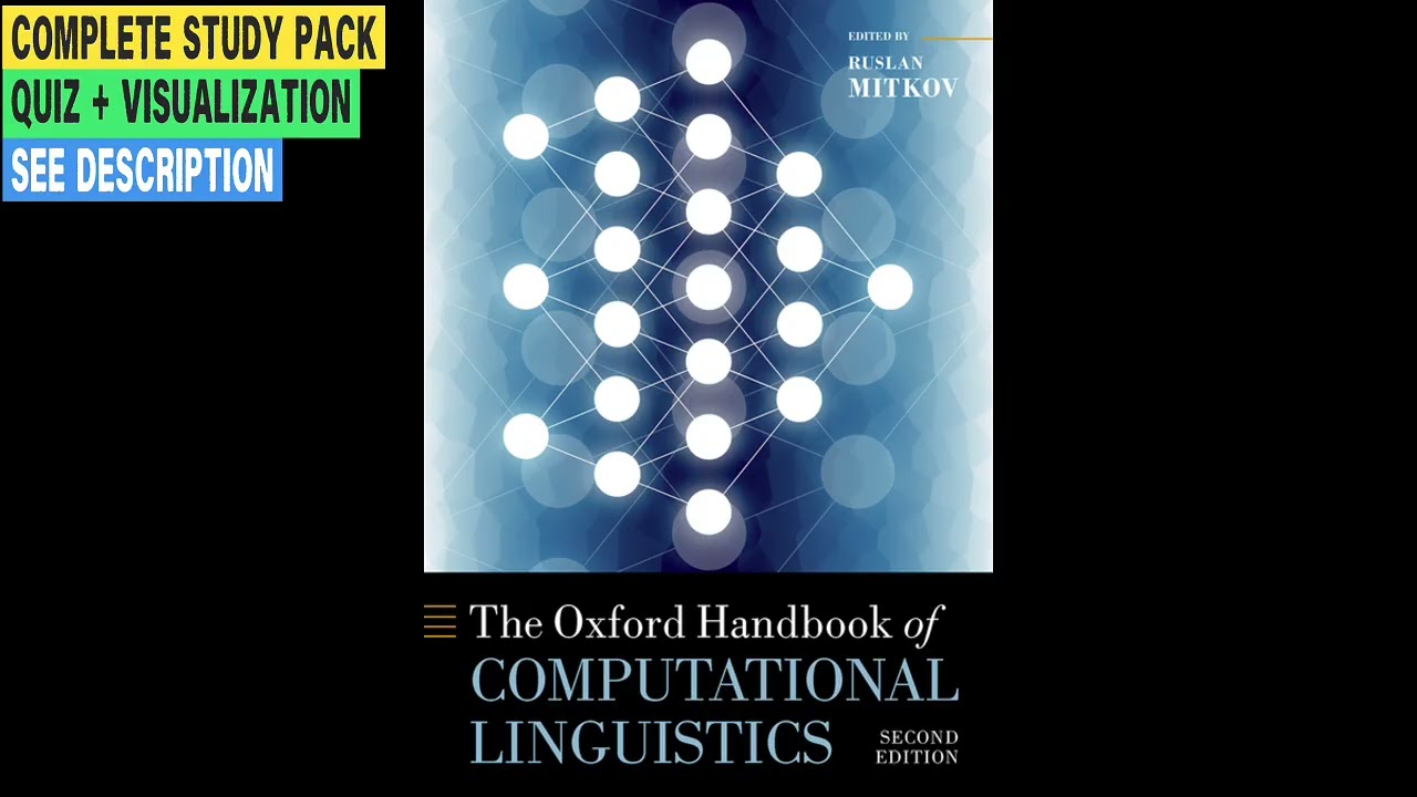 The Oxford Handbook of Computational … The Oxford Handbook of Computational Linguistics (2nd Edition