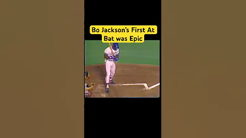 Bo Jackson’s First At Bat was Epic