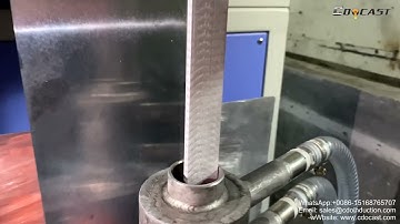 Upward continuous casting machine for gold, silver copper wire rod strip casting