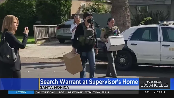 Search warrant served at Supervisor Sheila Kuehl's...