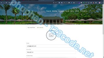 26. Review tính năng cập nhật profile  cho user đồ án website đặt phòng khách sạn - 123code.net