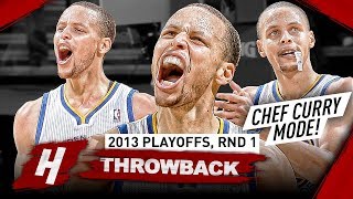 The Series Stephen Curry Became CHEF CURRY! Full Highlights vs Nuggets 2013 Playoffs  Playoff Debut