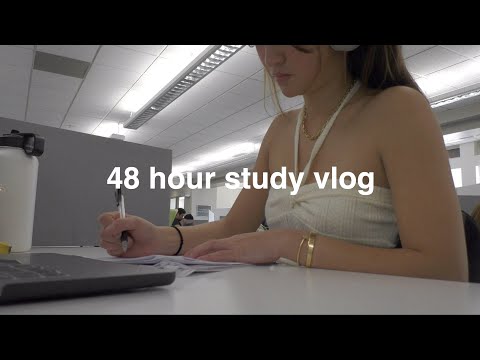 48 Hour Study Vlog  Productive Exams Week Tips — Eightify