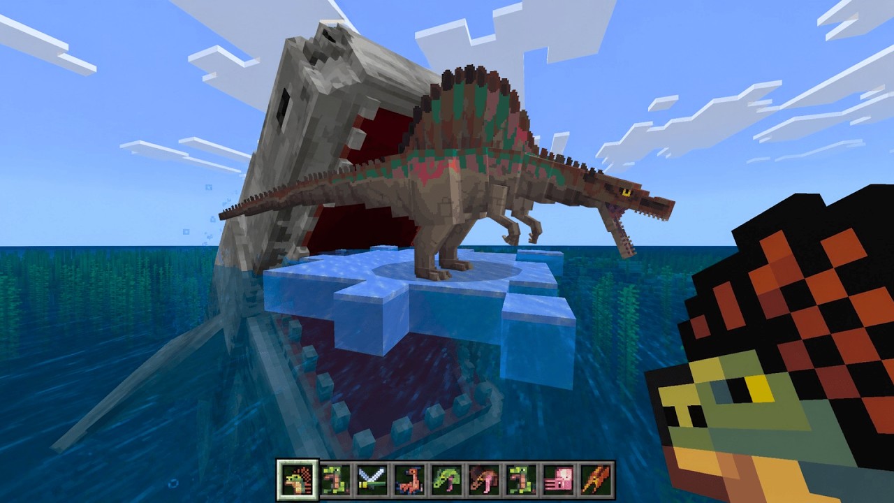 Dinosaurs 4.0 ADDON in Minecraft Bedrock