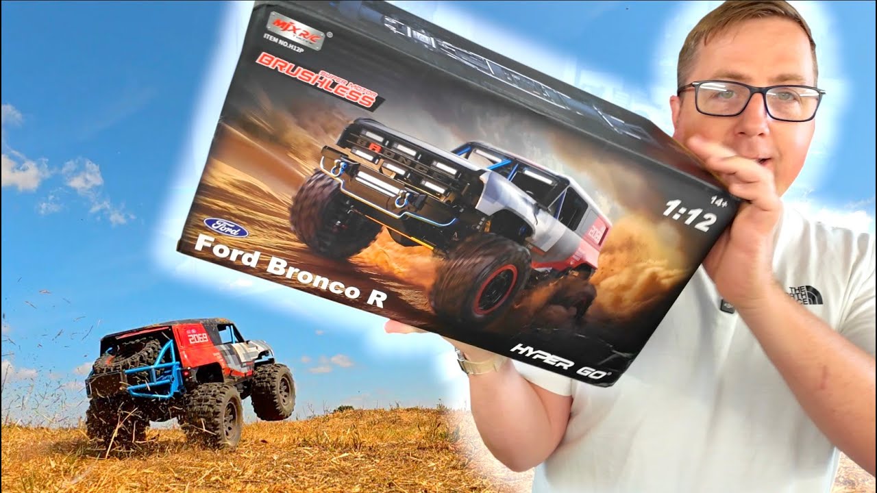 MJX Hyper Go H12P 1/12 Ford Bronco R RC Crawler – Brushless, Metal