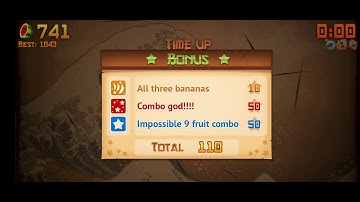 Fruit Ninja | 741 points | Using 10 fruit wave | Gameplay (iOS, Android) | Part 2