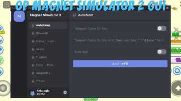 Roblox magnet simulator 2 OP gui (Arceus x v2) (if the script dont show in the description refresh)