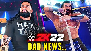 Disappointing WWE 2K22 News..