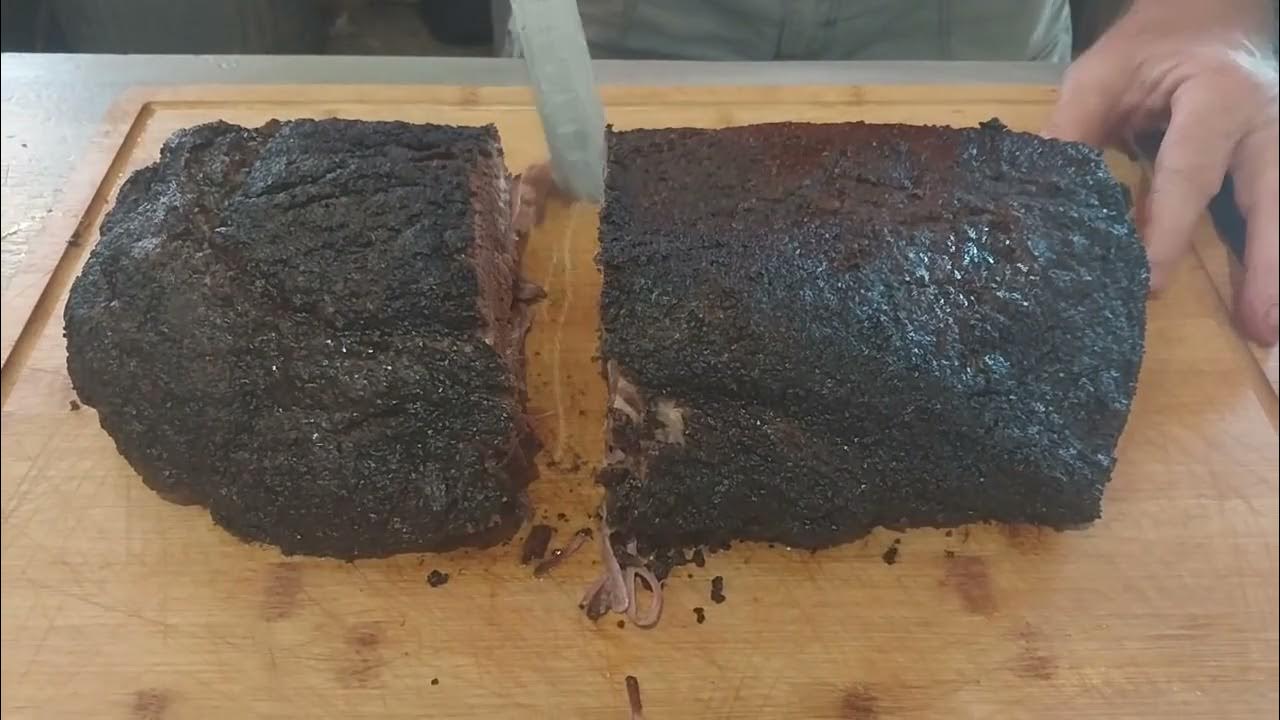 CHEAP BRISKET ON CHEAP WEBER GRILL YouTube