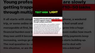 TEXT HIGH LIGHT EFFECT.How To Text High Light Editing#capcut #highlights #trending