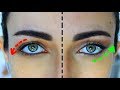 How To Sculpt Downturned Droopy Eyes (NATURAL LOOK) | MakeupAndArtFreak