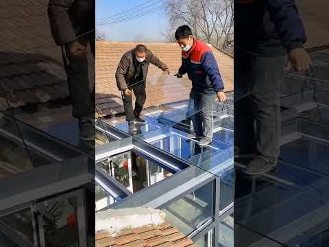 Video: Techos de cristal de bricolaje: foto, instalación