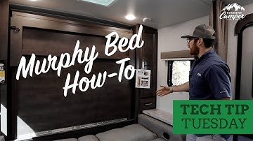 How to use a RV murphy bed | Country Camper