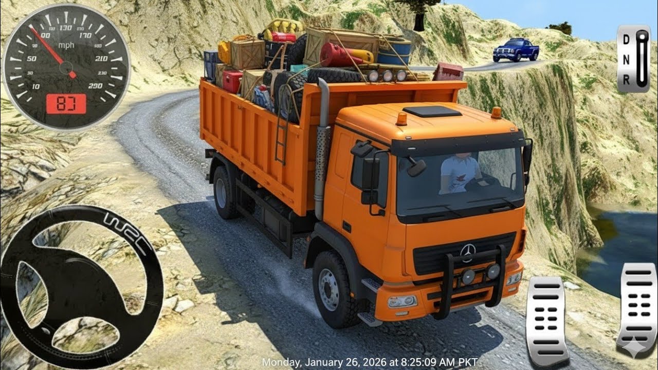 OFFROAD CARGO TRUCK | EXTREME HILL CLIMB | HEAVY TRUCK DRIVING SIMULATOR 4K